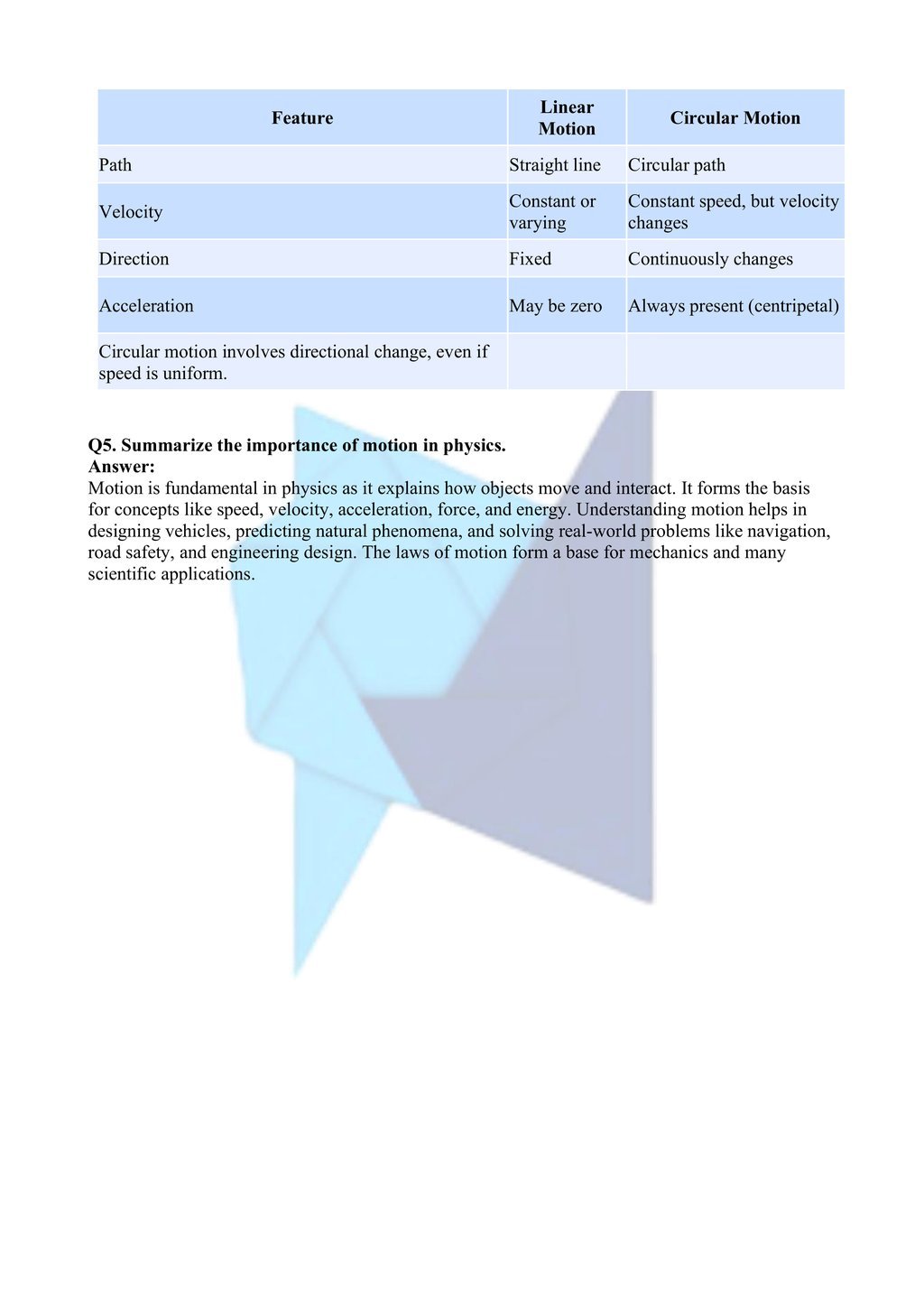 ncert solutions for class 9 science chapter 7 - Motion part 6