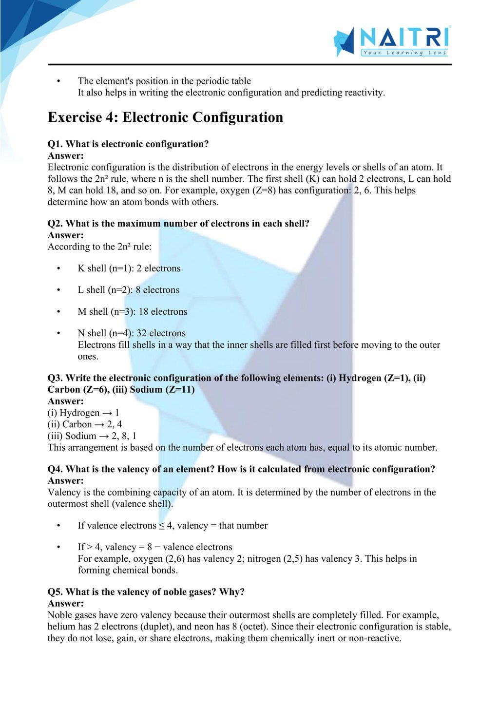 ncert solutions for class 9 science chapter 4 - Structure of the atoms part 4