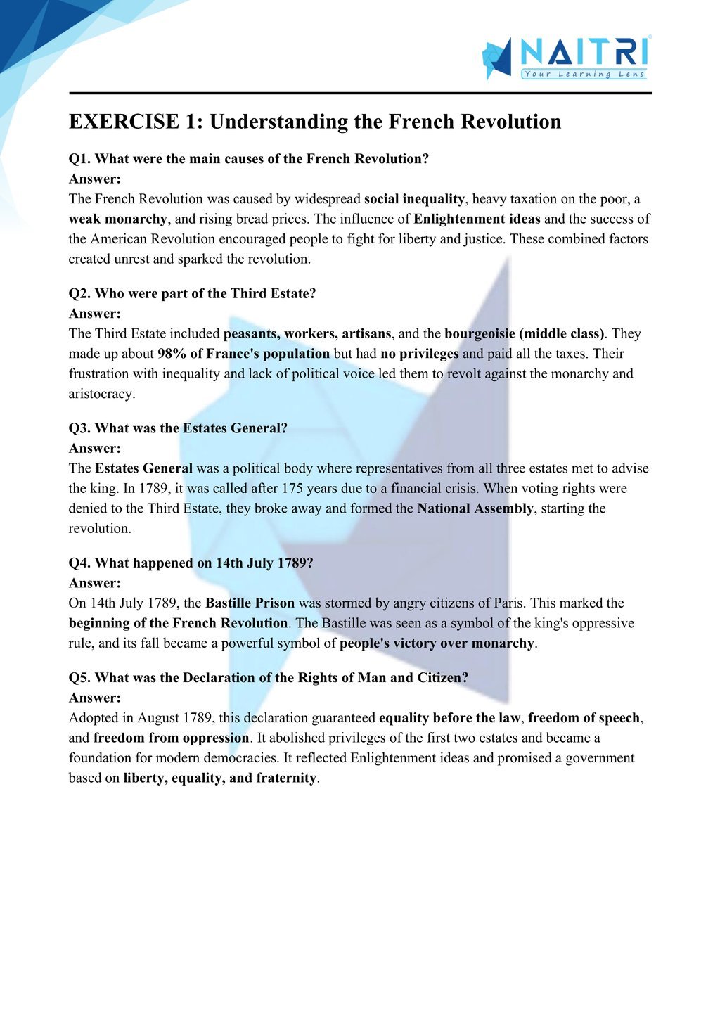 Mp Board solutions for class 9 history chapter 1 - events and processes part 1