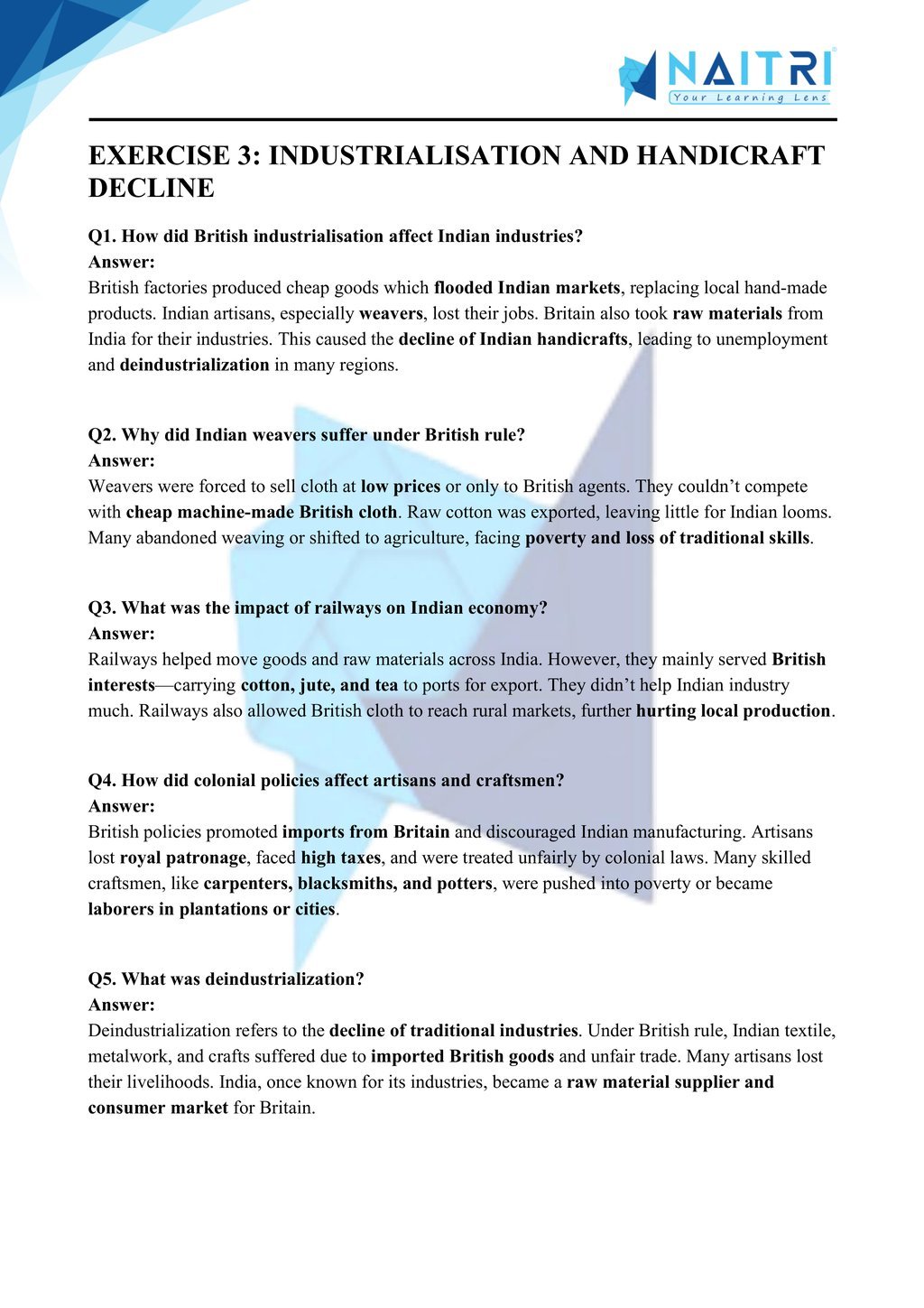 Mp Board solutions for class 9 history chapter 4 - livelihoods , economics and societies part 3